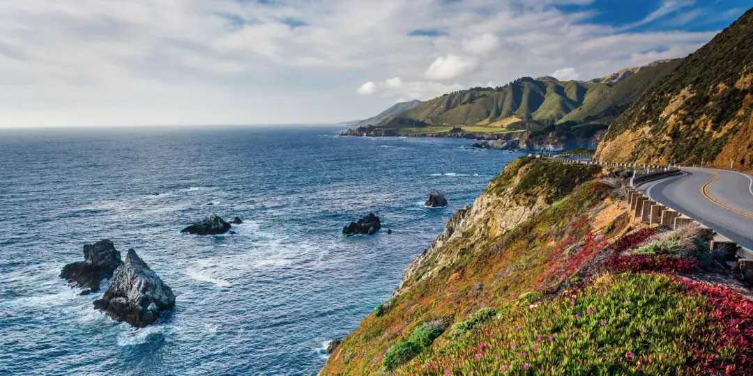 1号公路,Pigeon Point,Davenport Pier,三重门,17 - mile drive,Monterey,Big Sur,Ragged Point,丹麦小镇